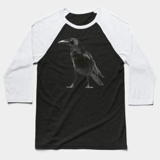 Crow Low Poly Baseball T-Shirt